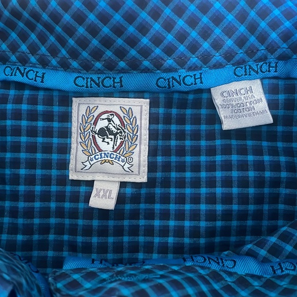 CINCH XXL MENS LONG SLEEVE BUTTON UP - Picture 3 of 4